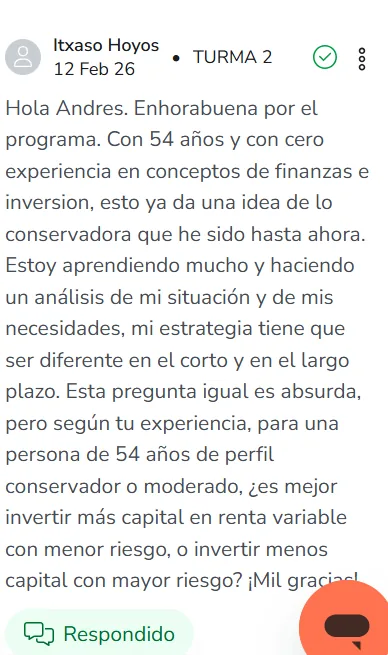 Testimonio real alumno PIO