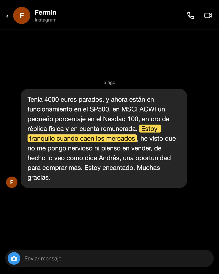 Mensaje de Fermin, alumno del PIO, agosto 2026