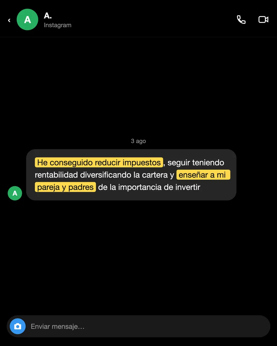 Mensaje de A., alumno del PIO, agosto 2026