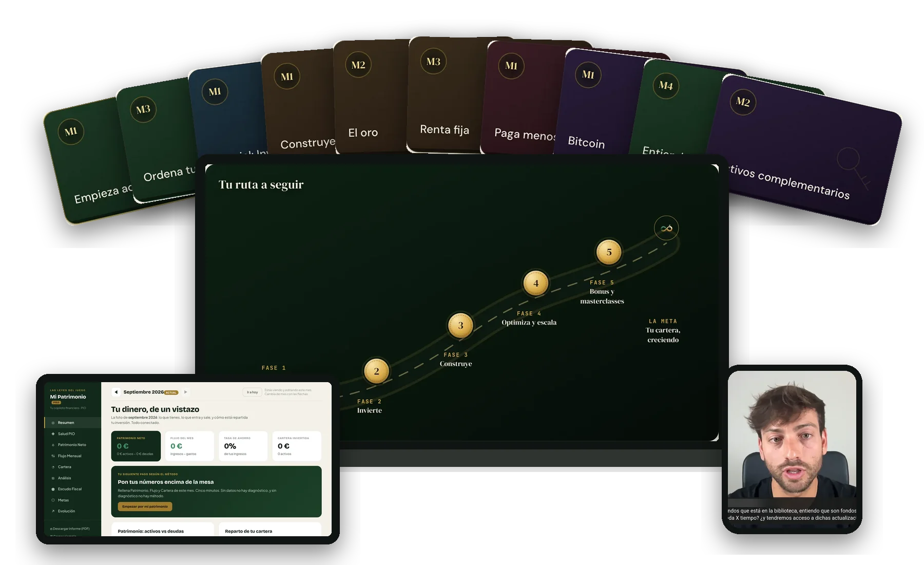 El campus, la app Mi Patrimonio PRO, los módulos y las tutorías del PIO